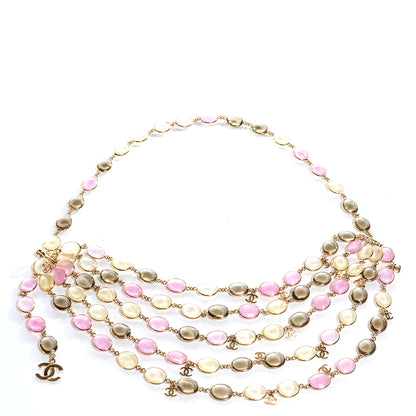Chanel Poured Glass Chain CC Belt Multicolor 1 of 4