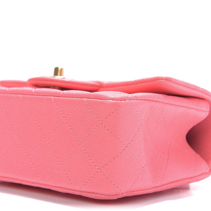 Chanel Caviar Quilted Mini Top Handle Rectangular Flap Pink 7 of 9