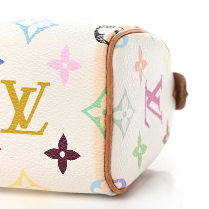 Louis Vuitton Monogram Multicolor Mini Sac HL Speedy White 8 of 14