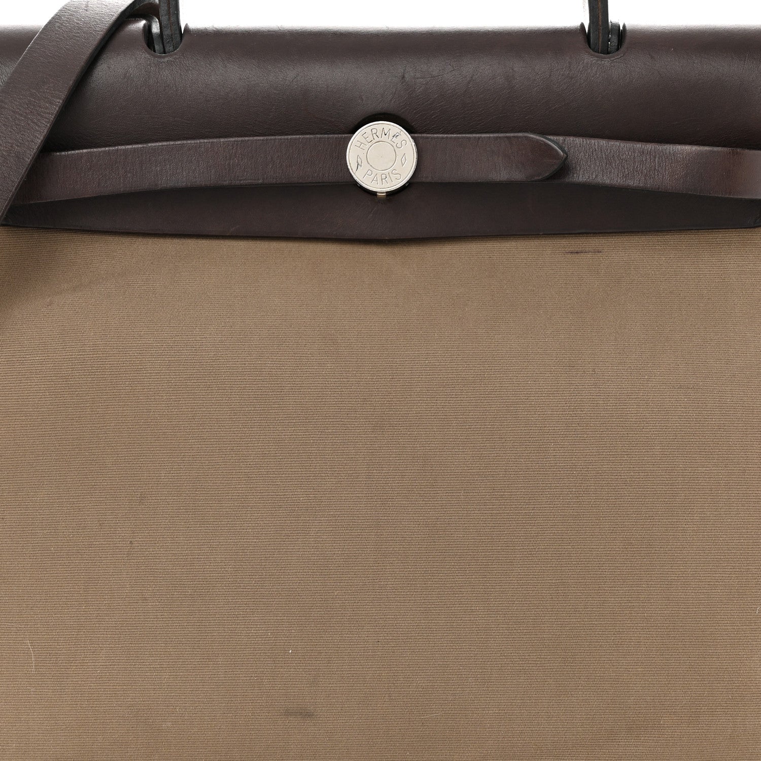 Hermes Vache Hunter Toile Herbag Zip 31 PM Etoupe Ebene 9 of 15