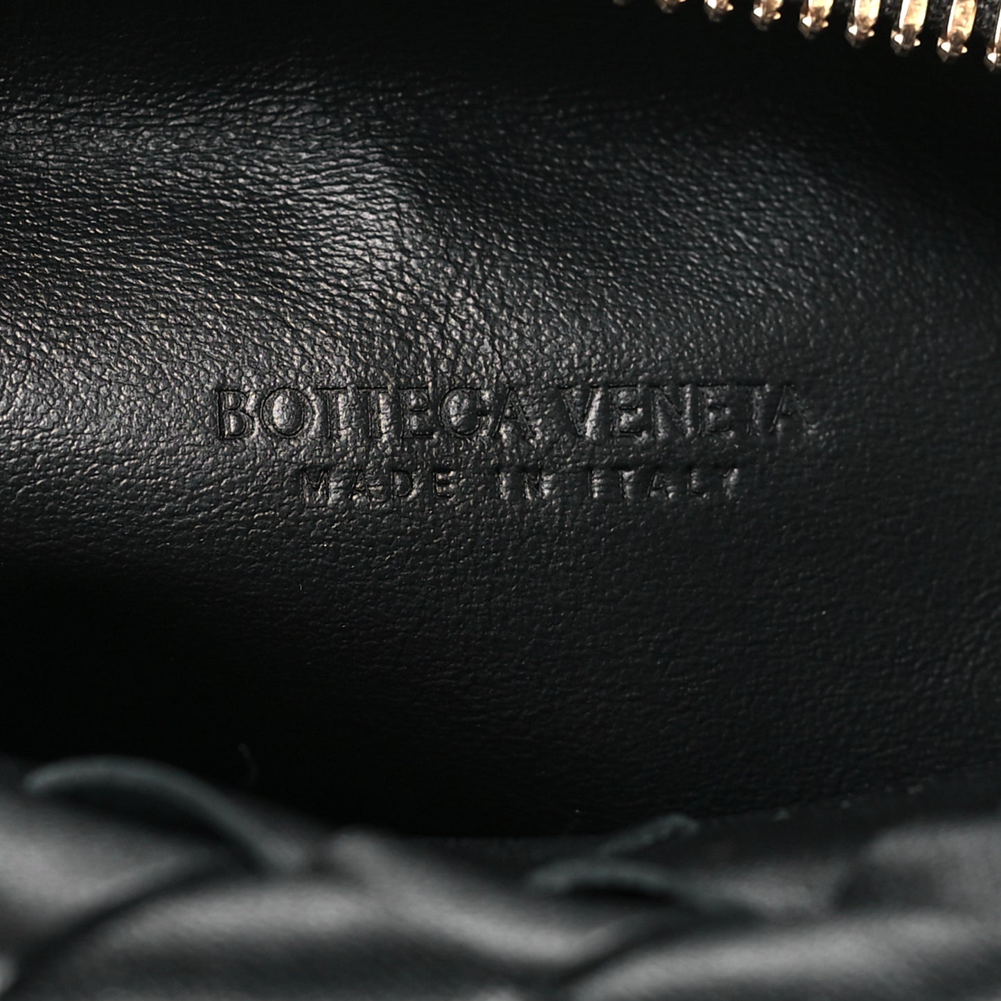 Calfskin Nappa Intrecciato Mini Wallace Black