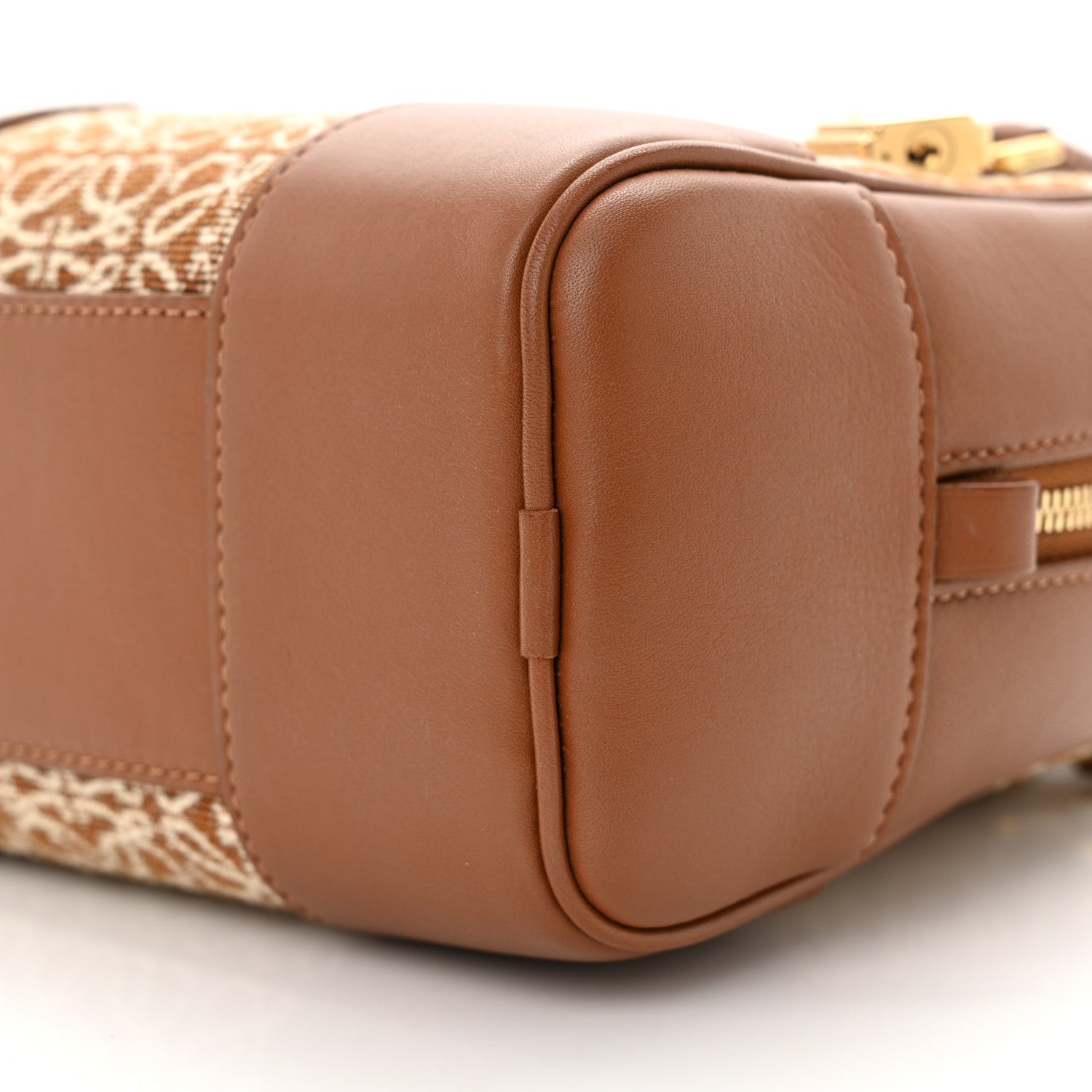 Loewe Jacquard Anagram Calfskin Mini Amazona 16 Square Bag Tan 9 of 9