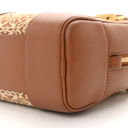 Loewe Jacquard Anagram Calfskin Mini Amazona 16 Square Bag Tan 9 of 9