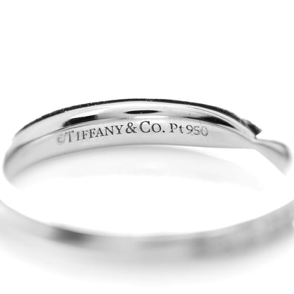 Tiffany Platinum Diamond Harmony Bead-Set Band Ring 47 4 4 of 5