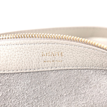 Khaite Pebbled Calfskin Augustina Small Crossbody Light Grey 6 of 10
