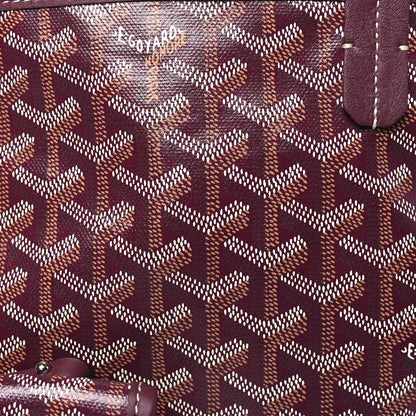 Goyard Goyardine Reversible Mini Anjou Burgundy 11 of 16