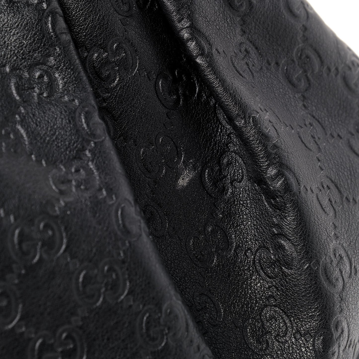 Guccissima Medium Sukey Tote Black
