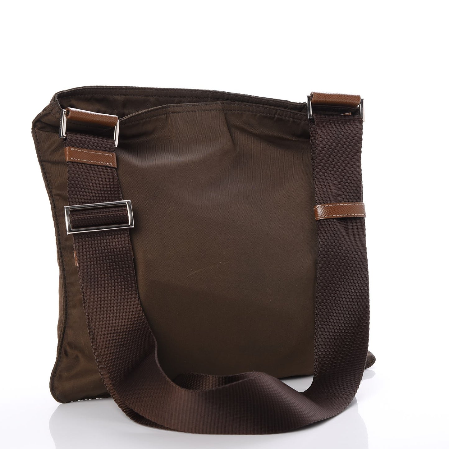 Tessuto Nylon Vela Messenger Bag Bruciato