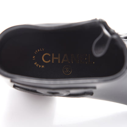 Chanel PVC CC Short Boots 38 Black 7 of 8