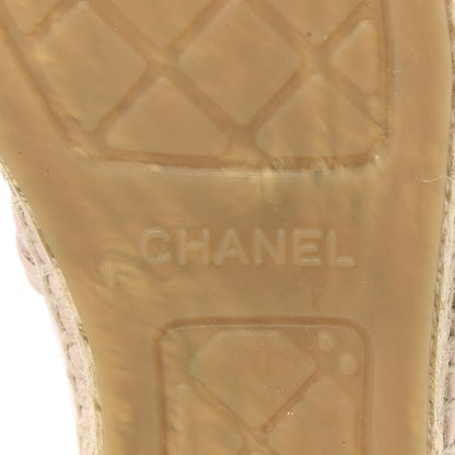 Chanel Mesh Grosgrain CC Espadrilles 42 Pink 7 of 10
