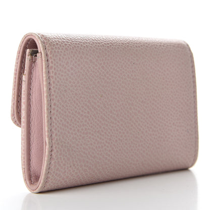 Chanel Caviar CC Timeless Card Holder Pink 3 of 9