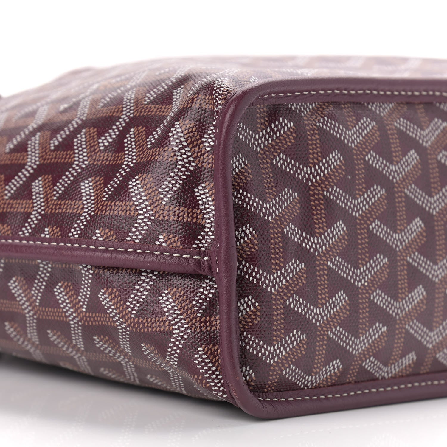 Goyard Goyardine Reversible Mini Anjou Burgundy 9 of 17