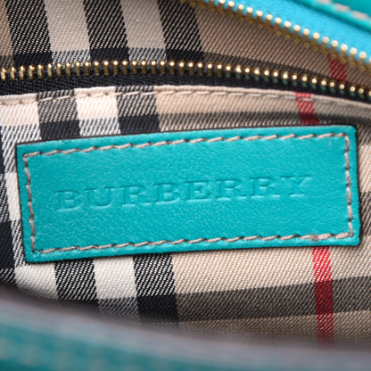 Burberry Pebbled Calfskin Small Honeywood Tote Kingfisher 7 of 14