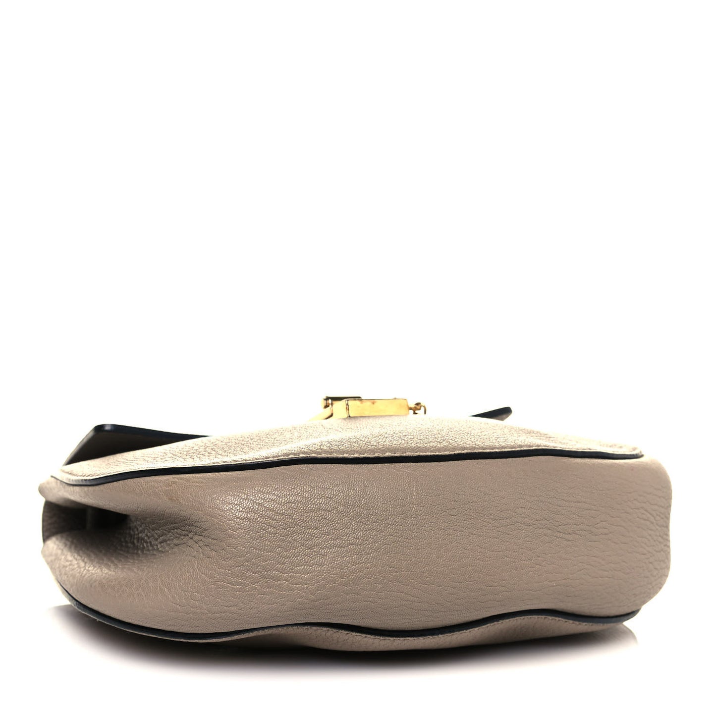 Grained Lambskin Drew Shoulder Bag Motty Grey