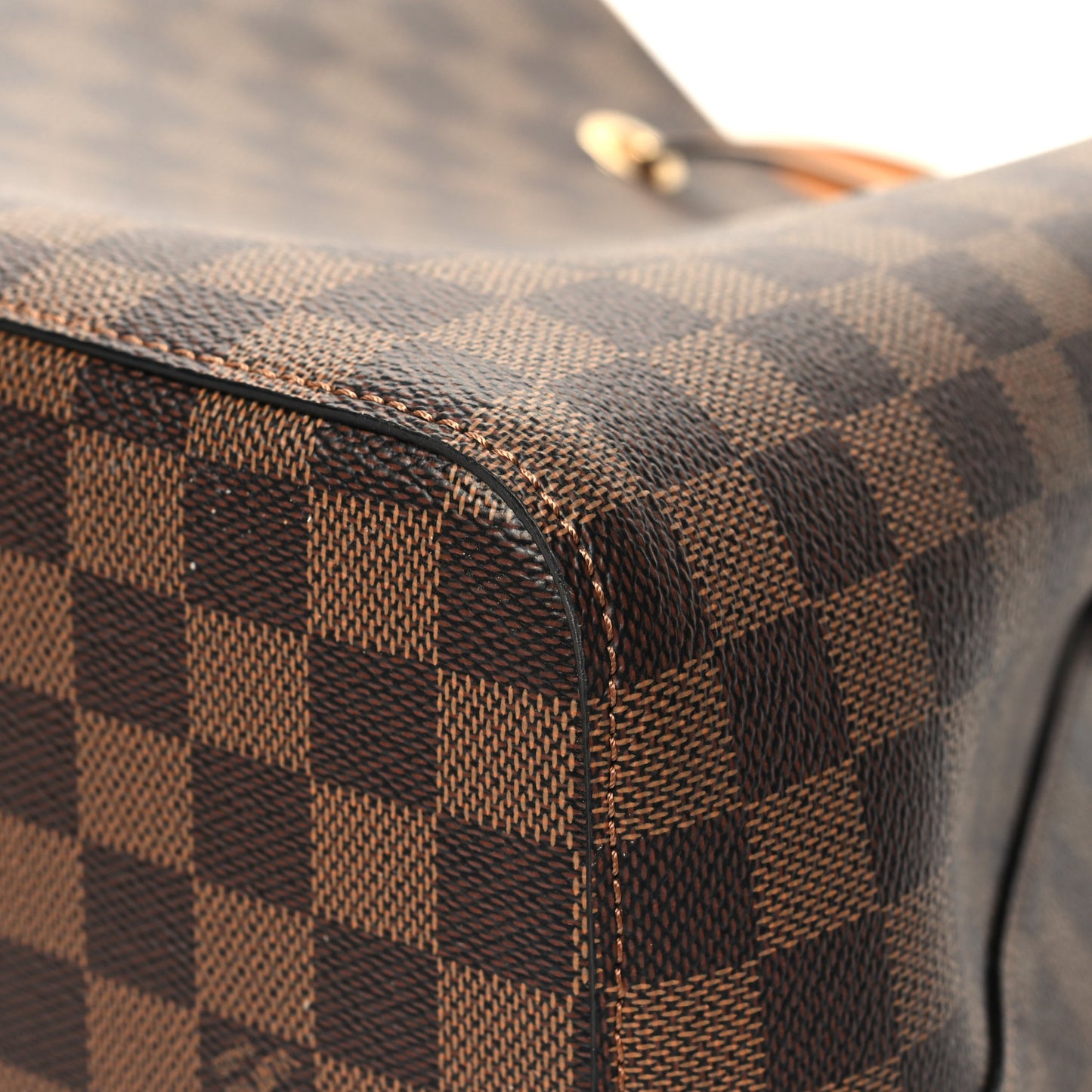 Damier Ebene Neonoe MM Safran