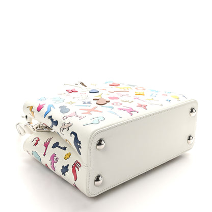 Louis Vuitton X VIK MUNIZ Taurillon Arty Capucines BB White Multicolor 4 of 10