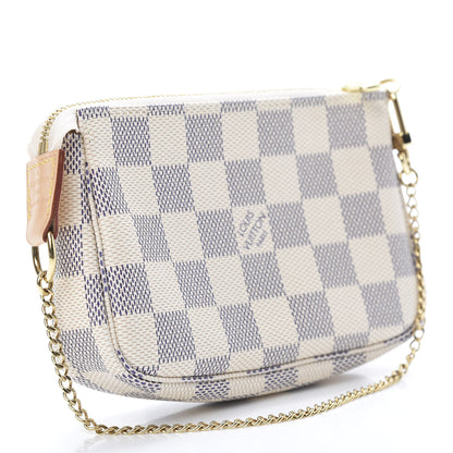 Louis Vuitton Damier Azur Mini Pochette Accessories 3 of 8