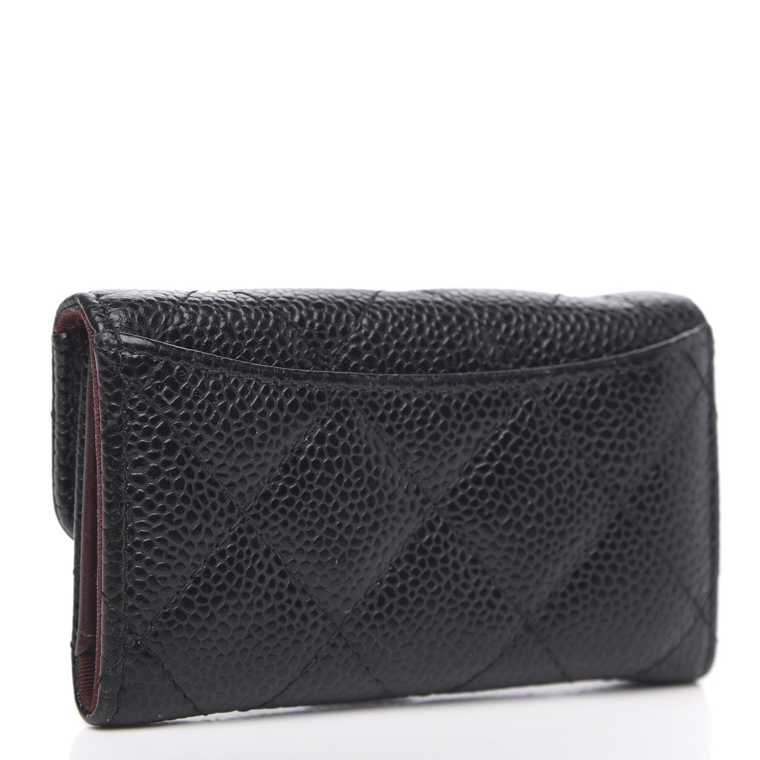 Chanel Caviar Quilted 6 Key Holder Black 3 of 9