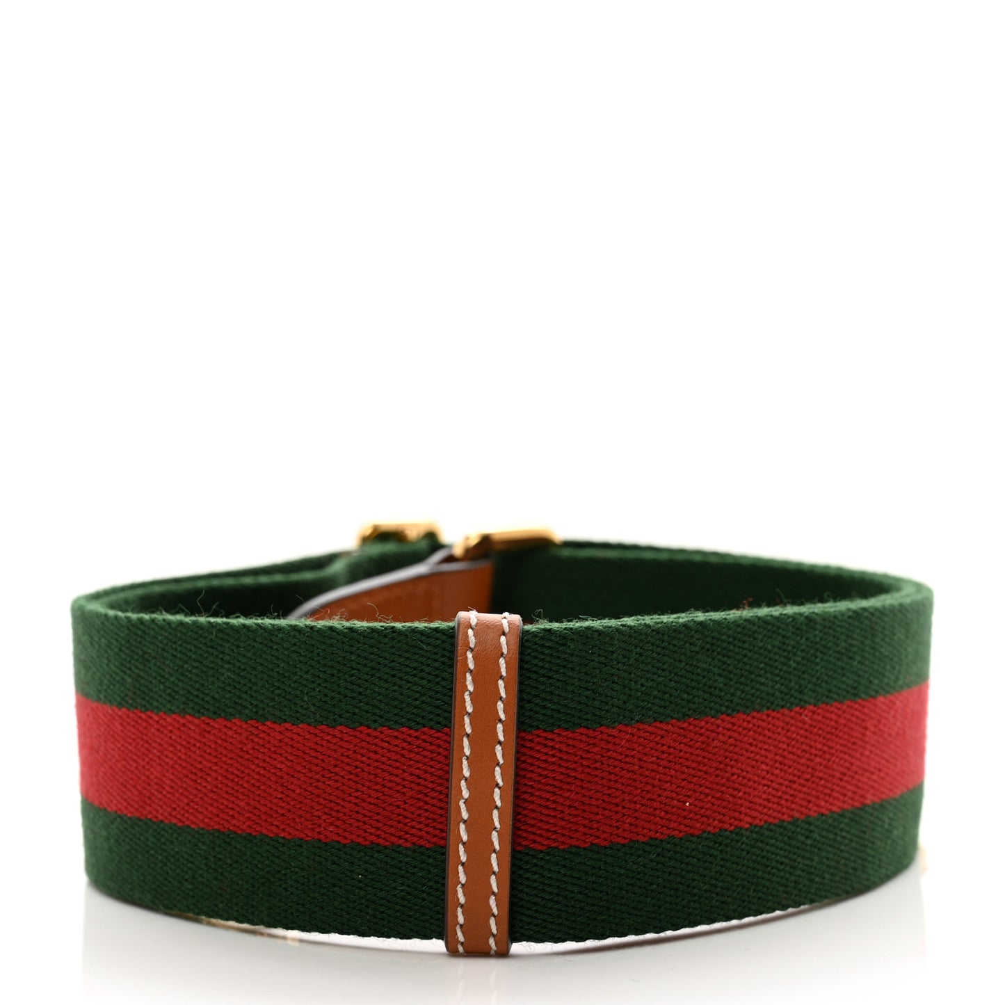 Canvas Web Shoulder Strap Green Red