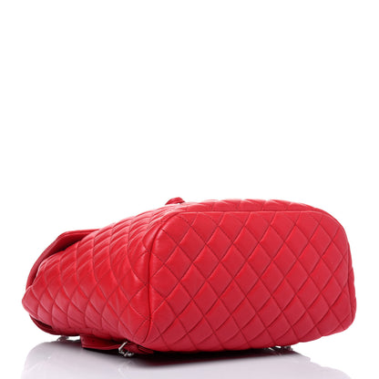 Chanel Lambskin Quilted Large Urban Spirit Backpack Red 3 of 13