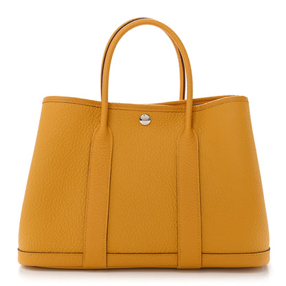 Hermes Vache Country Garden Party 30 TPM Jaune Ambre 1 of 10