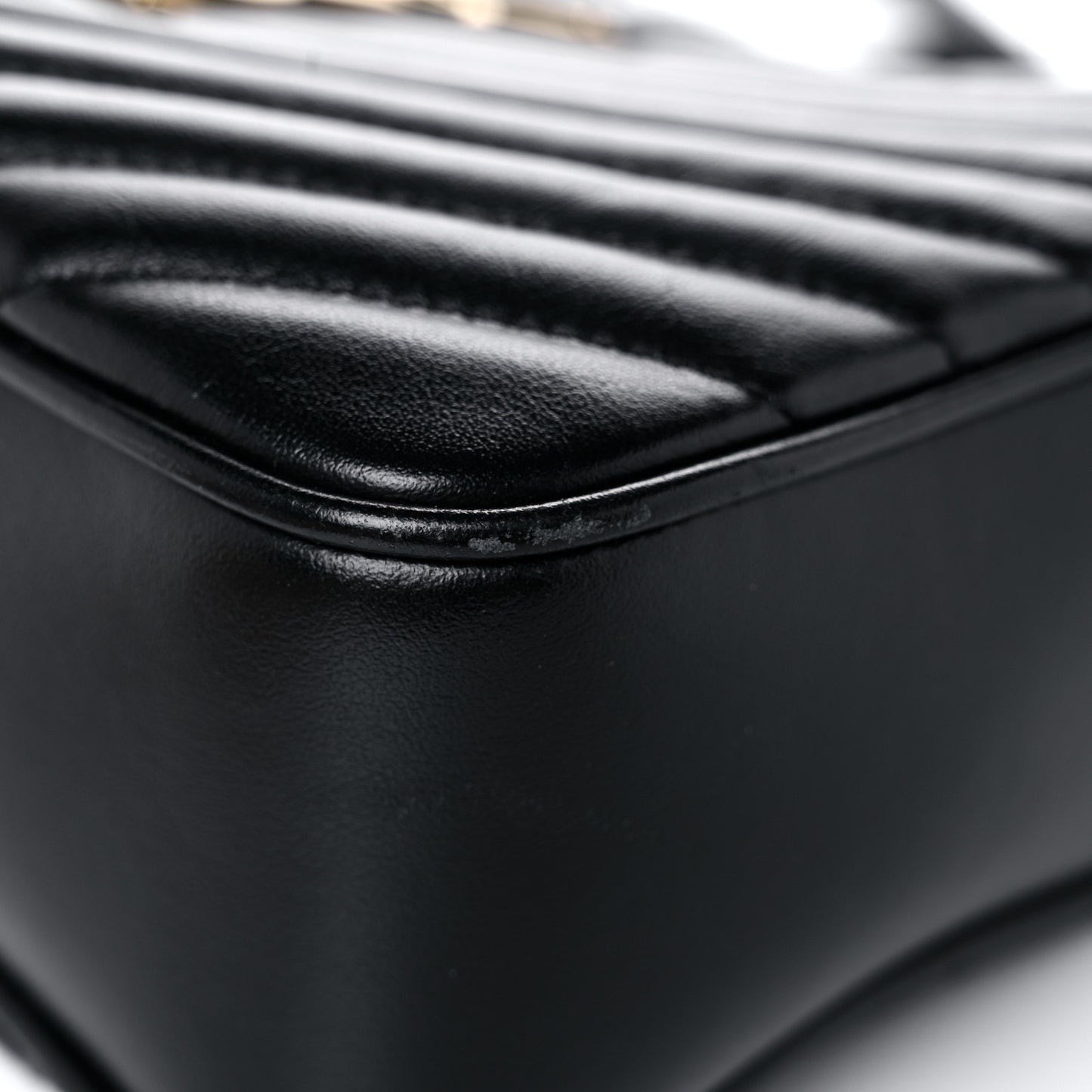 Calfskin Matelasse Monogram Lou Camera Bag Black