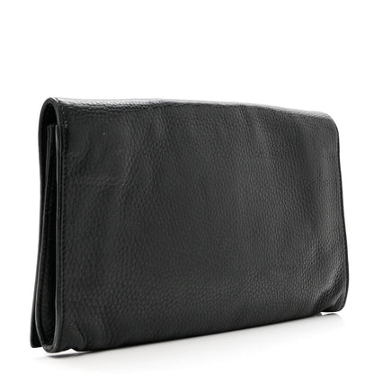 Gucci Pebbled Calfskin Medium Soho Clutch Black 4 of 11