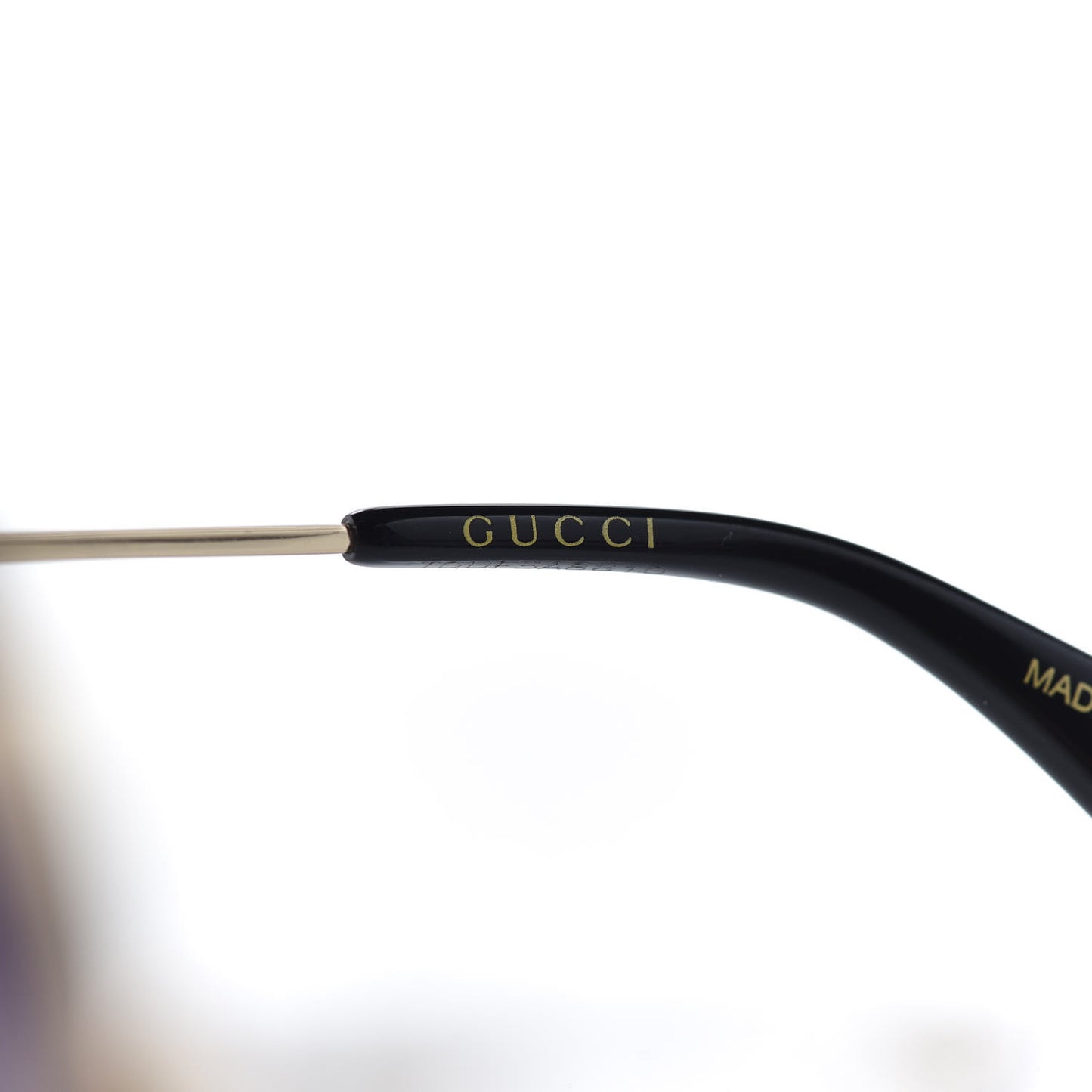 Round Frame Sunglasses GG0061S Black