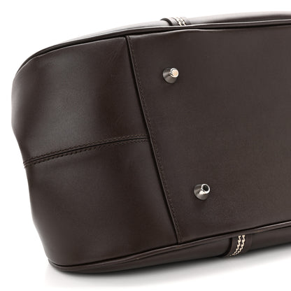 Christian Dior Calfskin Frame Satchel Brown 9 of 13