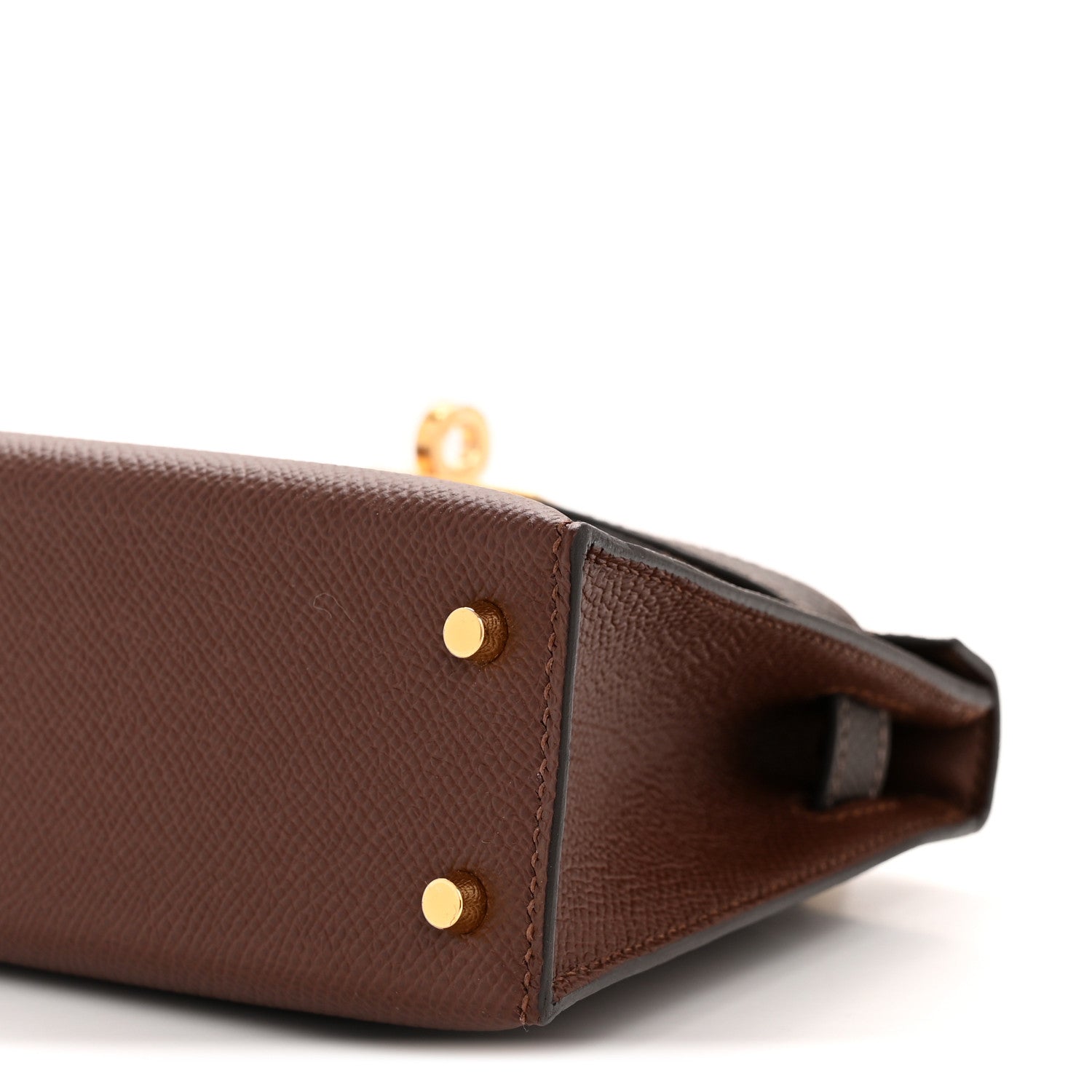 Hermes Epsom Tri-Color Mini Kelly Sellier 20 Terre Ebene Craie 9 of 11
