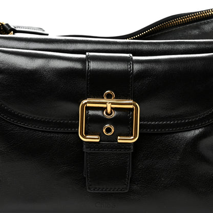 Chloe Shiny Calfskin Medium Double Carry Camera Bag Black 8 of 10