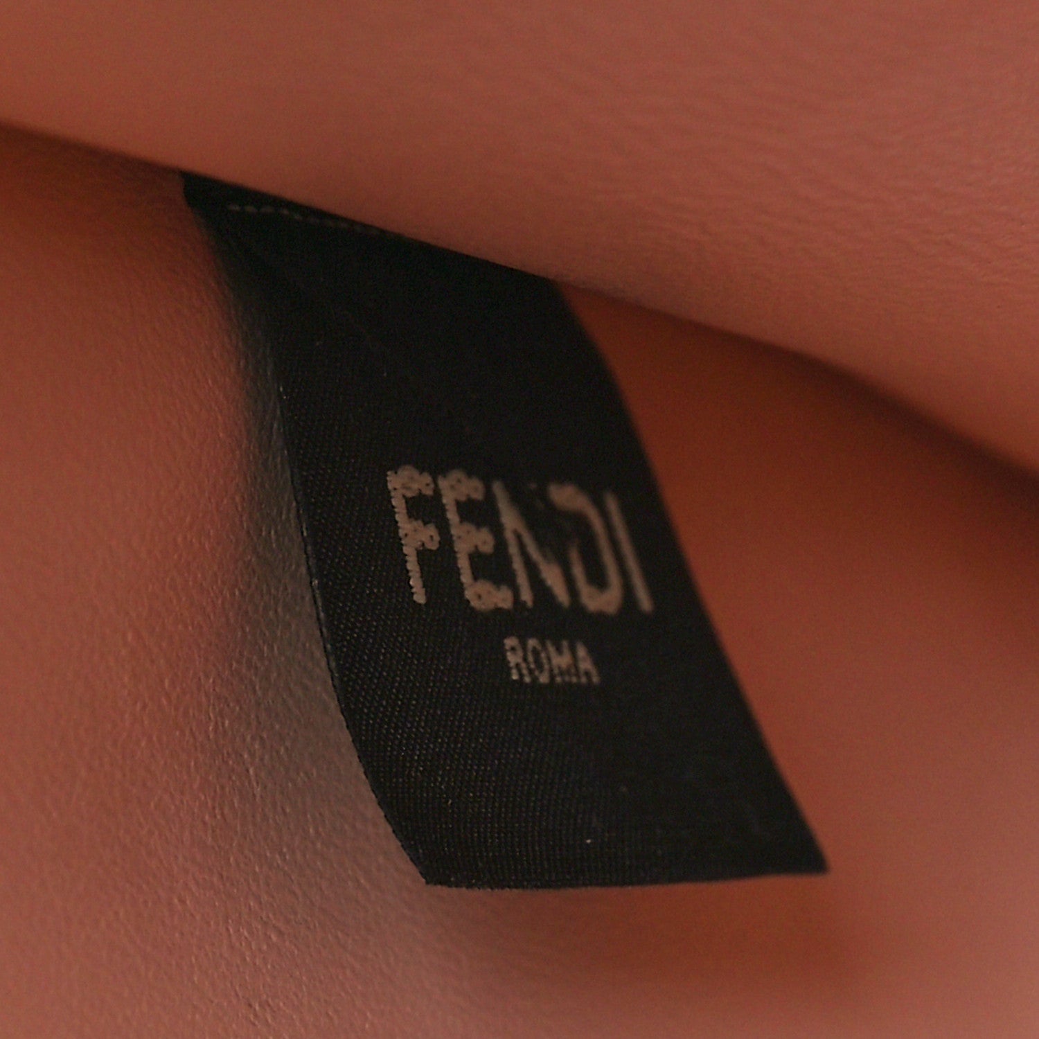 Fendi Vitello Seta Shiny Nappa Plexiglass Small Peekaboo I SEE U Satchel Menta Light Rose 7 of 17