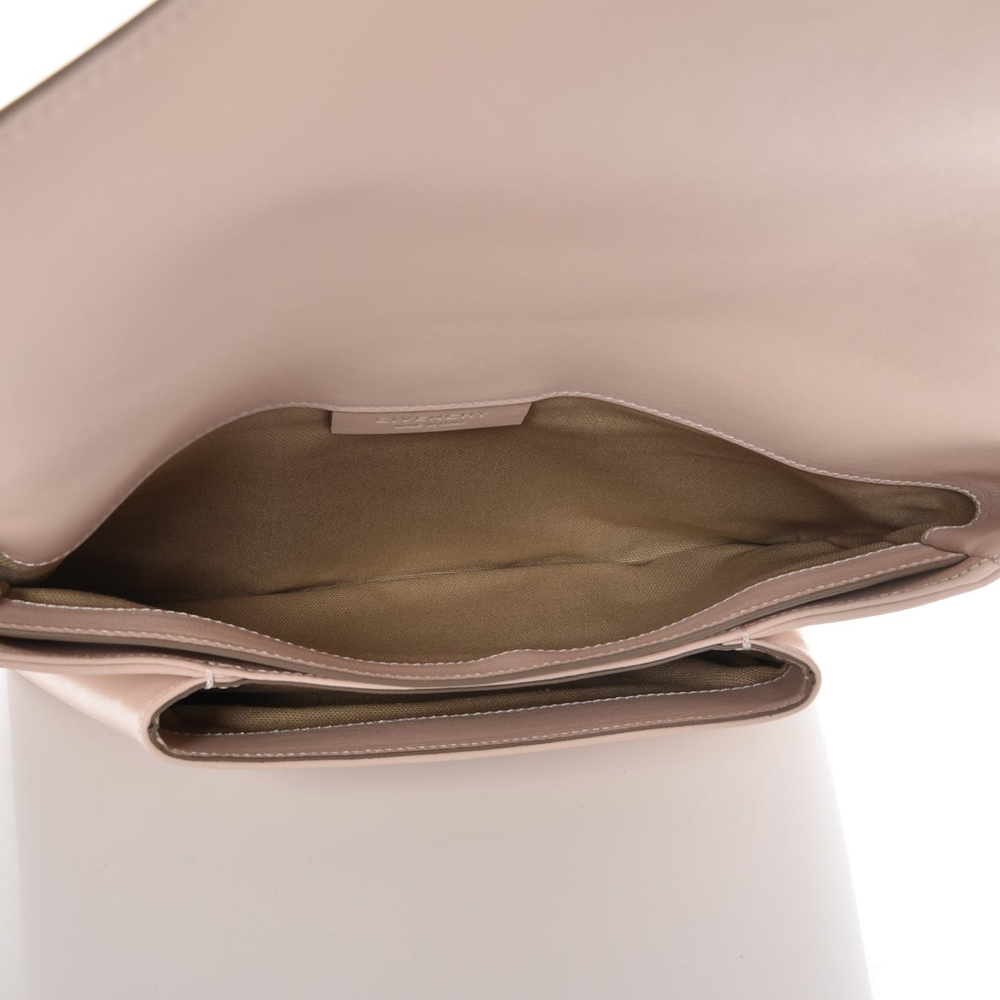 Smooth Calfskin Medium Antigona Studded Envelope Clutch Nude Pink