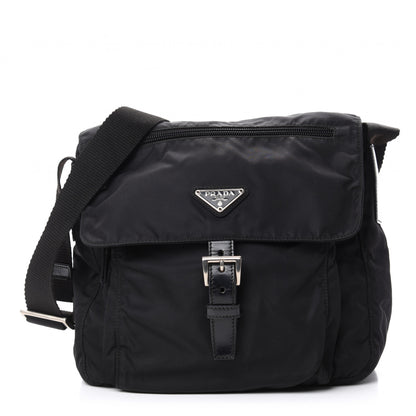 Prada Nylon Vela Messenger Black 1 of 10