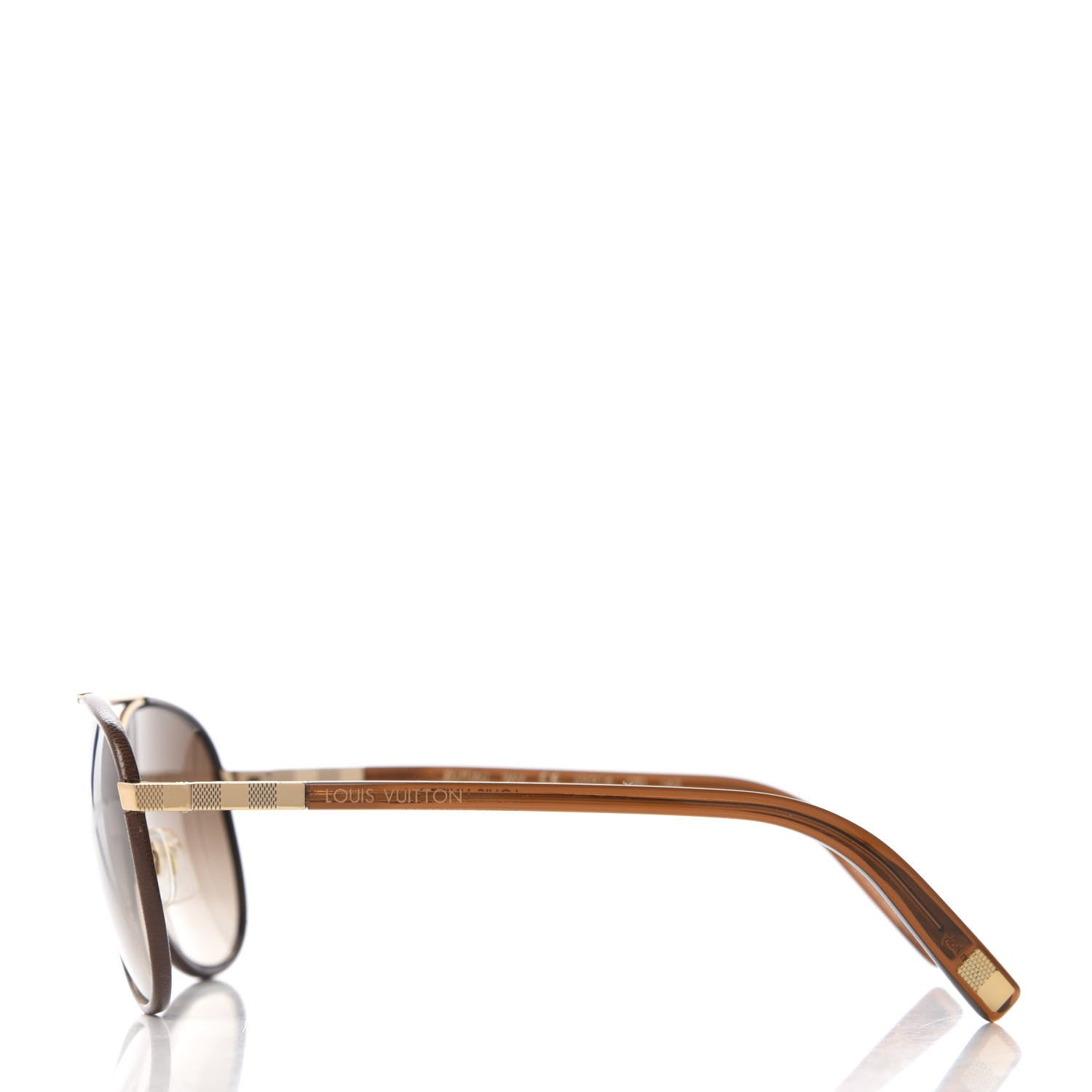 Louis Vuitton Attraction Pilot Sunglasses Z0706U Brown 722208