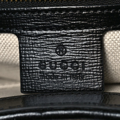 Gucci Azalea Calfskin GG Monogram Bi-Color Debossed Small Jackie 1961 Hobo Mystic White Black 6 of 9