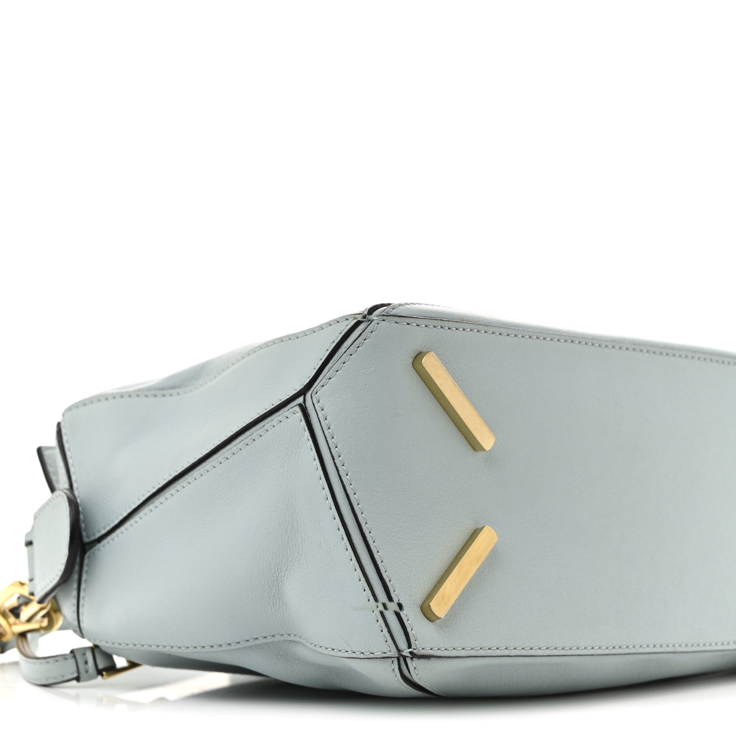 Calfskin Small Puzzle Bag Light Blue