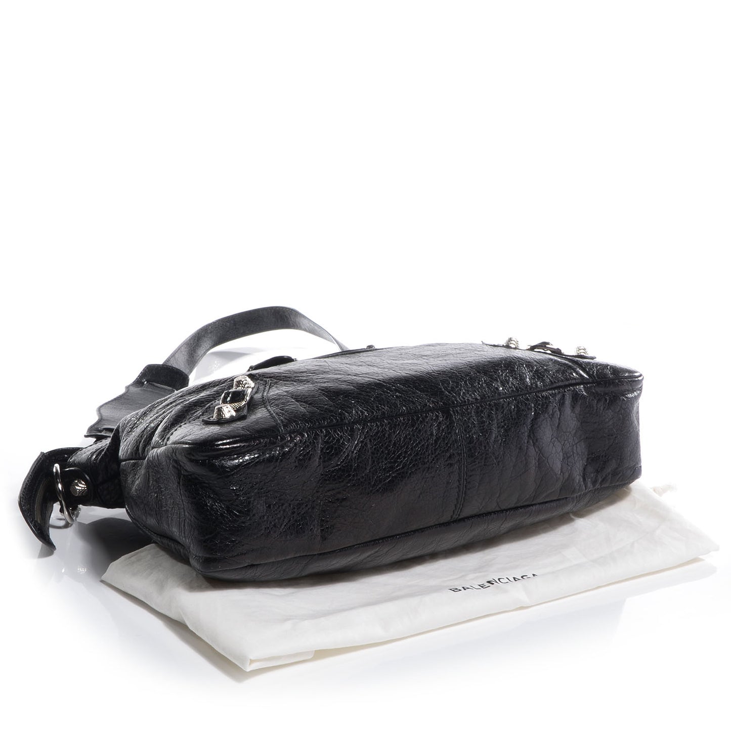 Agneau Giant 12 Silver Hardware Town Black