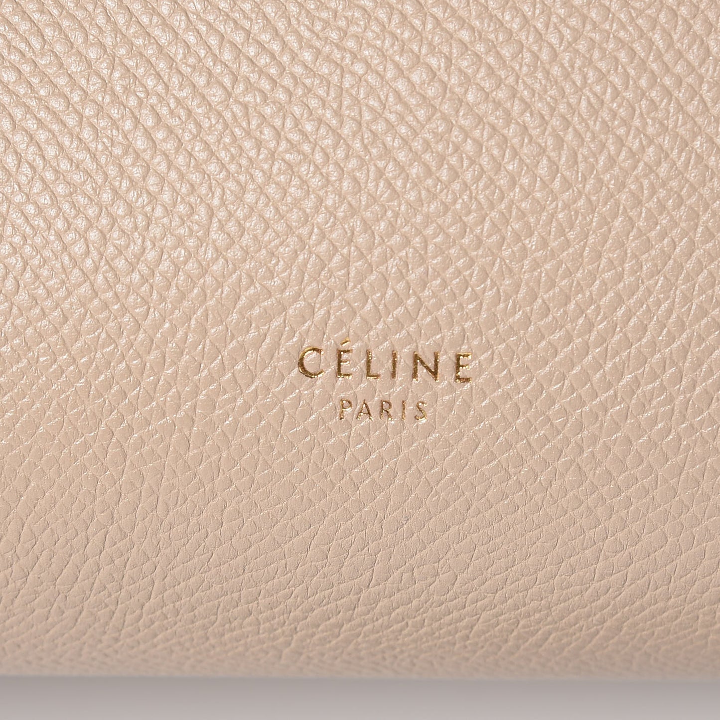 Grained Calfskin Micro Belt Bag Light Taupe