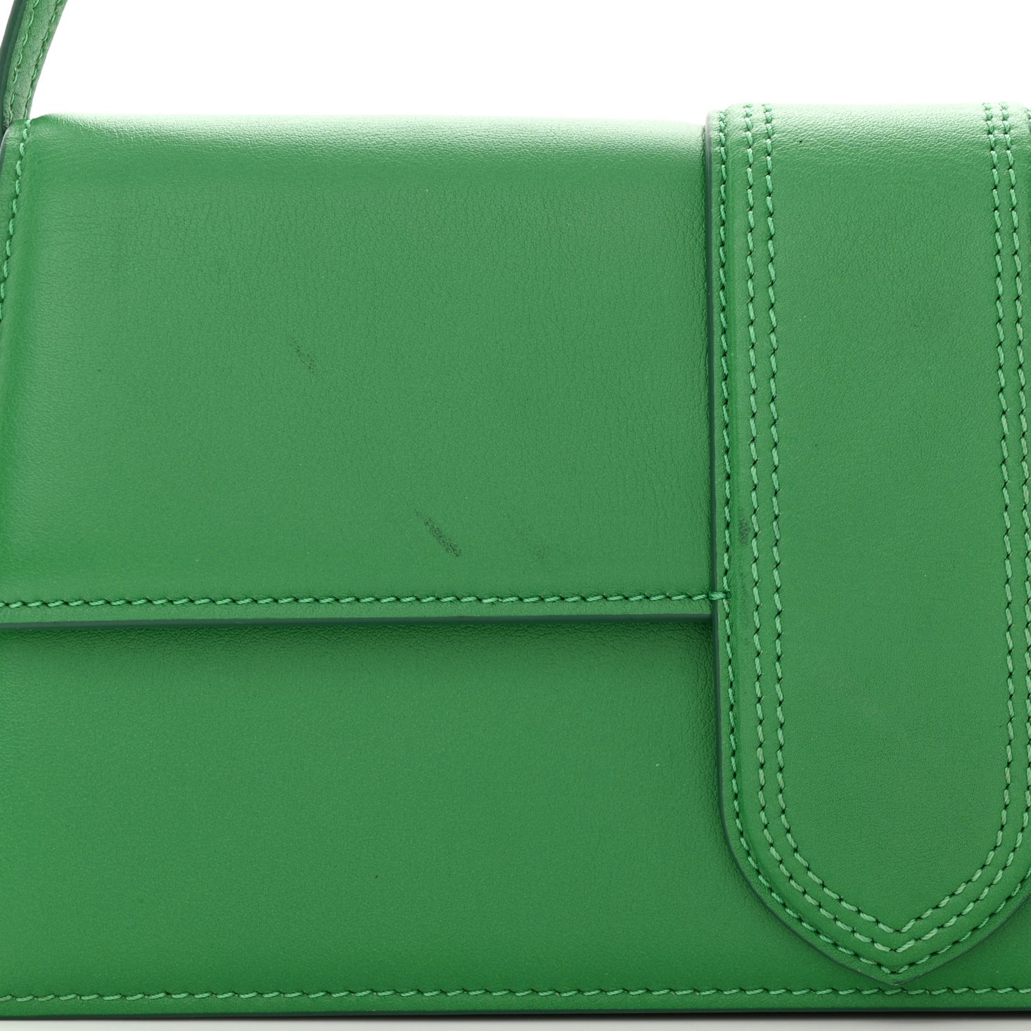 Smooth Calfskin Le Bambino Long Green