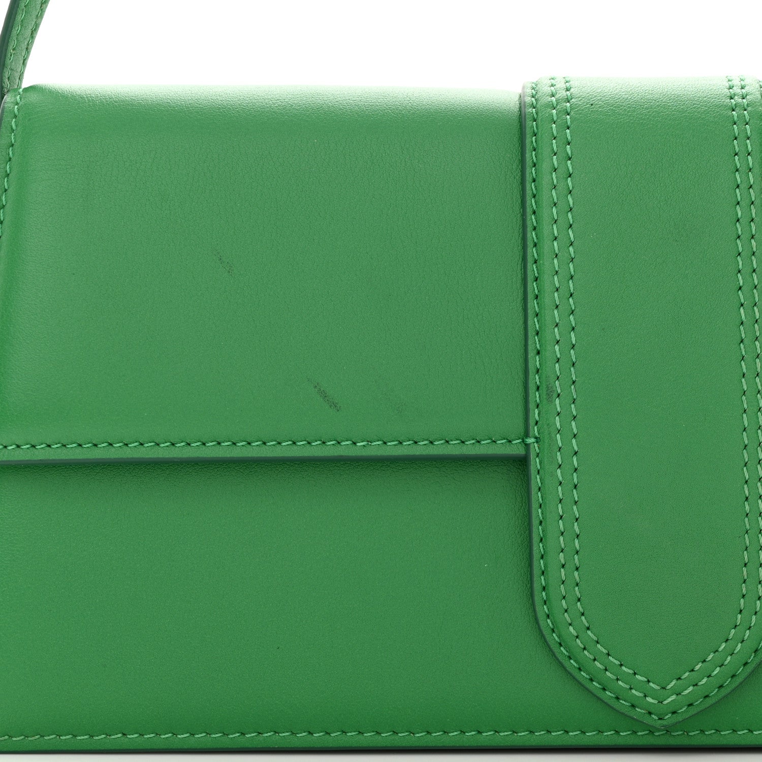 Jacquemus Smooth Calfskin Le Bambino Long Green 13 of 15