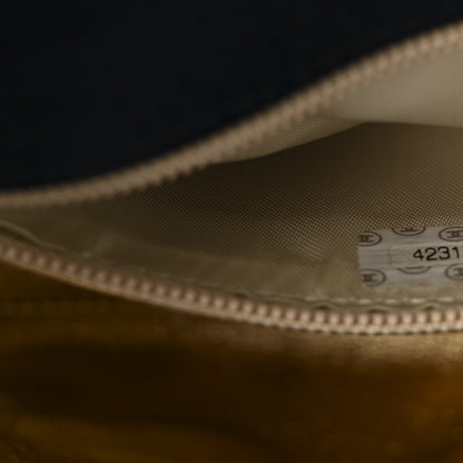 Chanel Satin Quilted Kelly Flap Bag Navy 7 of 10