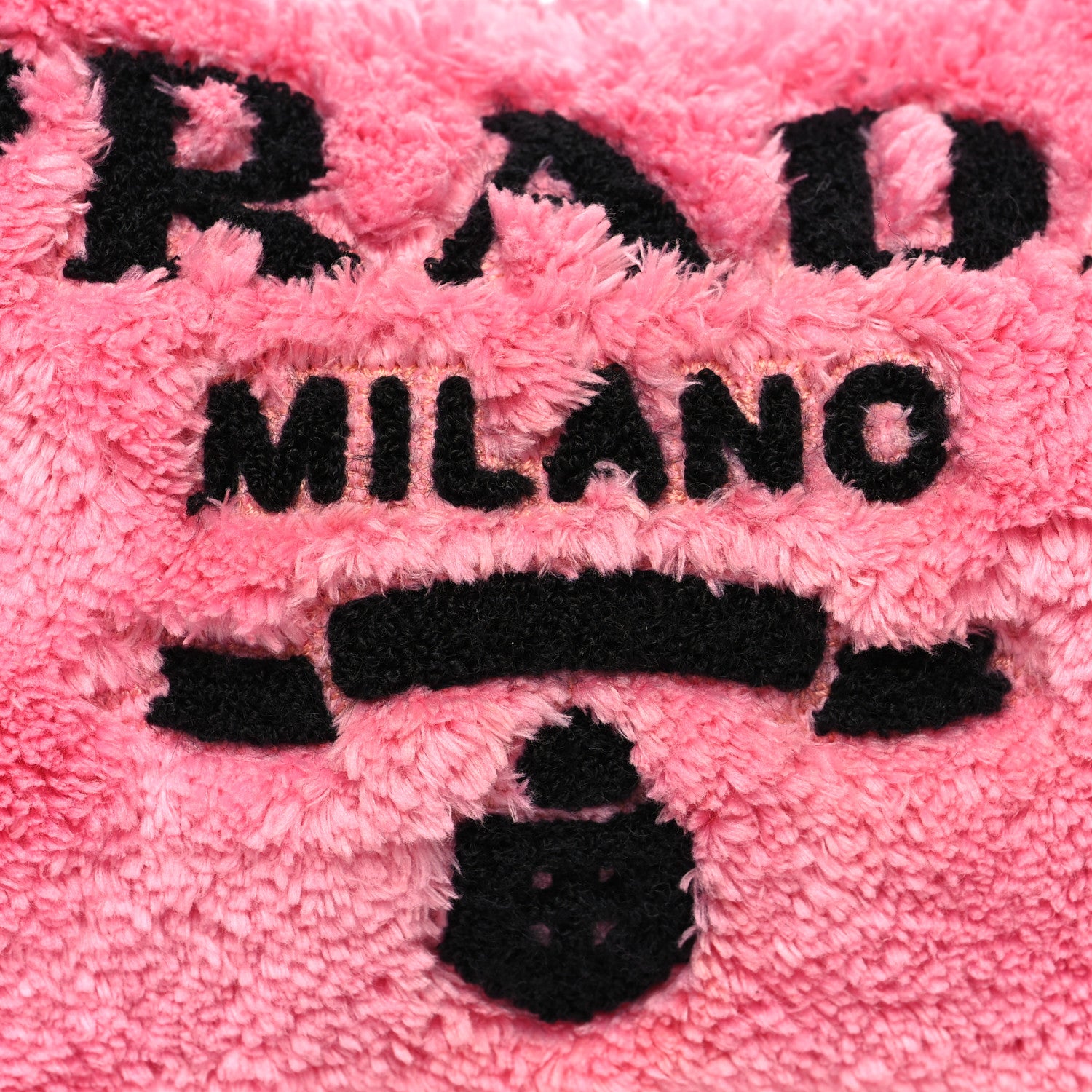 Prada Terry Cloth Mini Re-Edition 2000 Bag Petalo Black 7 of 9