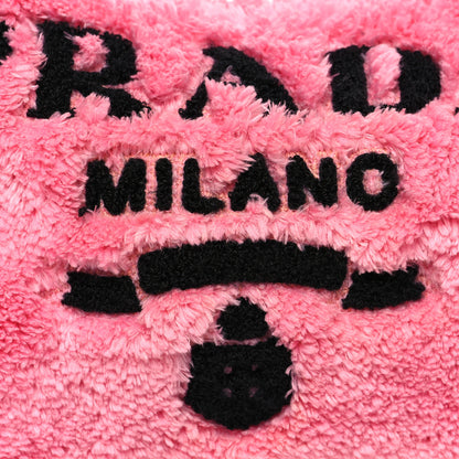 Prada Terry Cloth Mini Re-Edition 2000 Bag Petalo Black 7 of 9