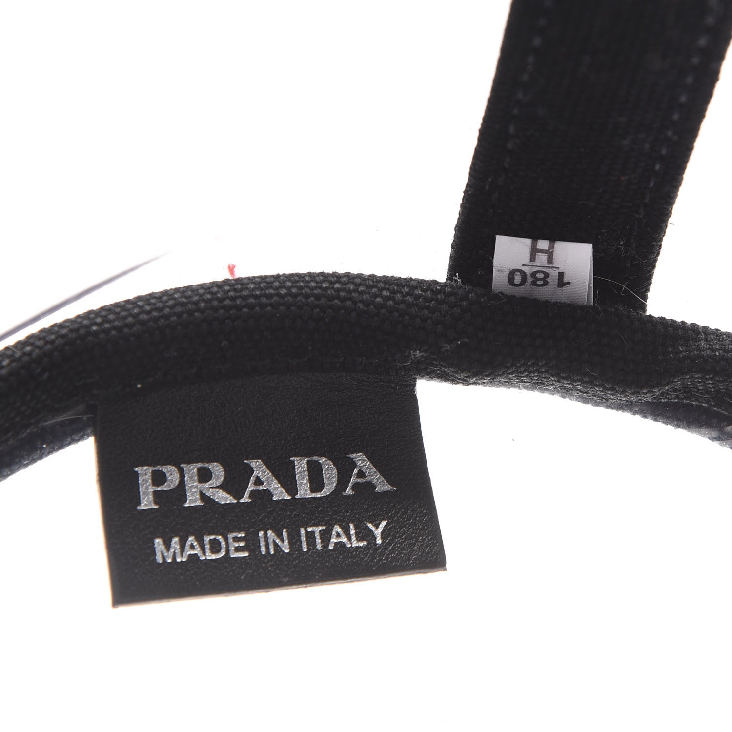 Prada Plexiglass Canapa Small Shopper Tote Black 7 of 9