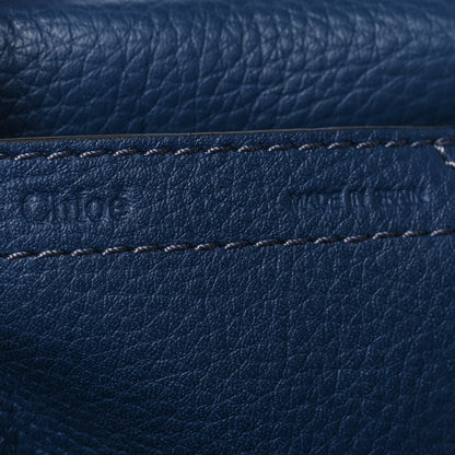 Chloe Calfskin Mini Marcie Round Crossbody Bag Royal Navy 6 of 9