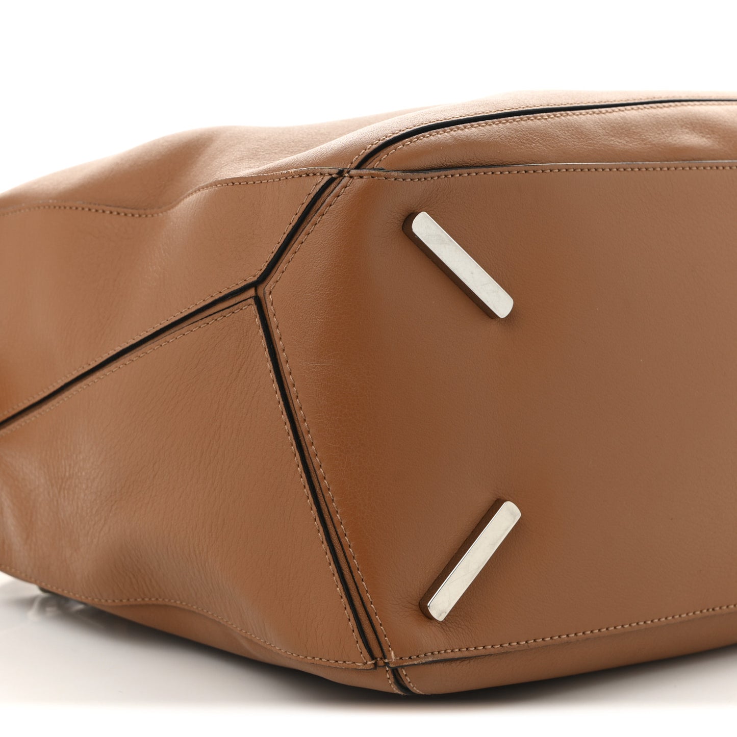 Calfskin Large Puzzle Bag Tan