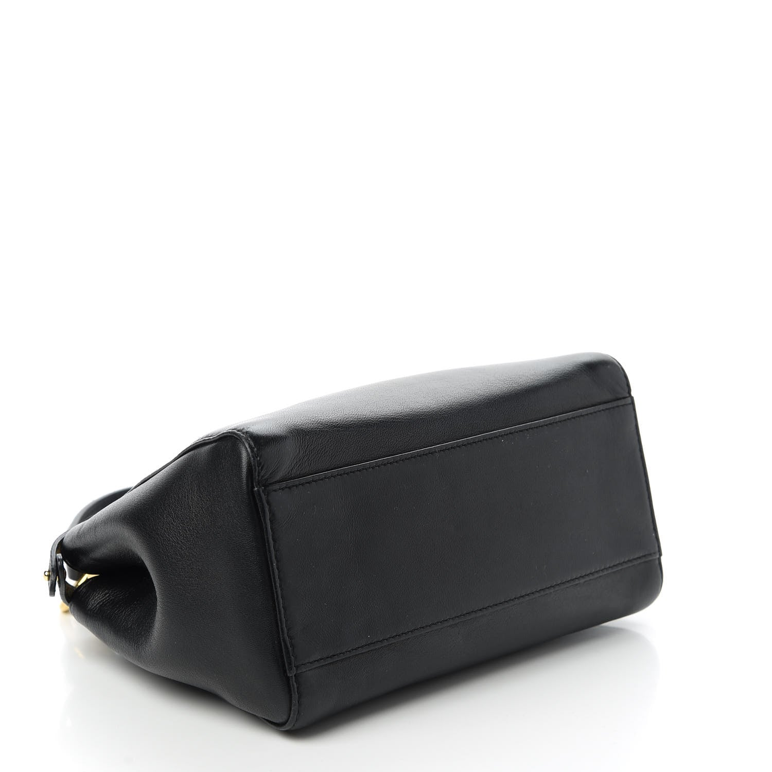Fendi Nappa Mini Peekaboo Iconic Satchel Black 4 of 10