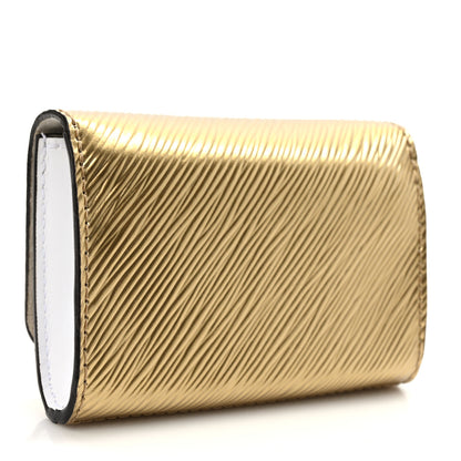 Louis Vuitton Epi Twist Card Case Gold Twisty White 3 of 8