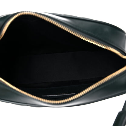 Saint Laurent Calfskin Matelasse Monogram Lou Camera Bag Green 5 of 9